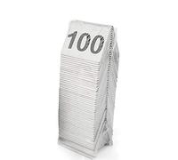 Carte da tavolo in stile tenda con numero di in piedi, 1-50 1-100 Numeri ristorante in acciaio inossidabile, for ristoranti, caffè, bar, matrimoni(1 to 100)