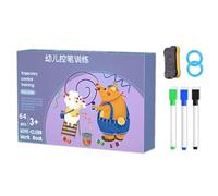 Carte da tracciare per penna riutilizzabile apprendimento educativo padronanza del tracciamento, kit di scrittura e grafica per imparare a scrivere | per festa di compleanno scuola materna gioco