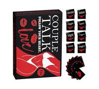 Carte d'amore romantiche - Set di mazzi impermeabili per San | Biglietti per la data delle coppie, Coupon gesto romantico stampato a colori brillanti, Regali di per relazioni