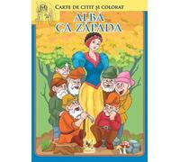 Carte de citit si colorat. Alba ca zapada