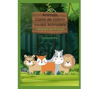 Carte de colorat - Învață Animalele /Coloring book - Learn the Animals: Distracție creativă pentru copii/Creative fun for kids.