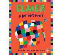 Carte de colorat la petreceri. Elmer si prietenii