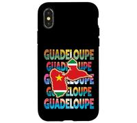 Carte de la guadeloupe - Belle idee cadeau 971 gwada Custodia per iPhone X/XS