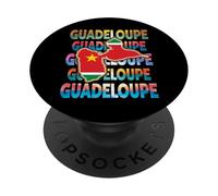 Carte de la guadeloupe - Belle idee cadeau 971 gwada PopSockets PopGrip Adesivo