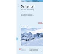 Carte de randonnée : Safiental ski: 257S