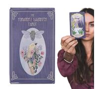Carte dei tarocchi, 78 pezzi, affascinante mazzo di divinazione del destino, comodo mazzo di tarocchi, gioco di predizione della , classico mazzo Oracle per celebrazioni e raduni