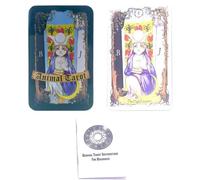 Carte dei tarocchi che raccontano la , mazzo di tarocchi animali, illustrazioni di simboli mistici, guida di facile interpretazione, strumenti di divinazione per raccogliere, gioco spirituale