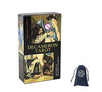 Carte dei Tarocchi del Decameron,Decameron Tarot Cards,with Bag,Firend Game,Giochi di divinazione