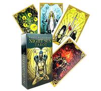 Carte dei Tarocchi del Sole Notturno,Night Sun Tarot Cards,Tarot Deck,Firend GameGiochi di divinazione