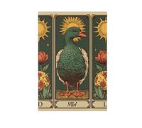 Carte dei tarocchi dell'anatra di Pasqua Bandiera esterna dell'uovo vittoriano per il giardino Banner di Pasqua per la decorazione del patio 28x40 su entrambi i lati
