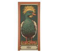 Carte dei tarocchi dell'anatra di Pasqua Decorazione dell'uovo vittoriano copertura della porta 35x79 In decorazione del banner della porta Decorazione del partito e forniture per la casa M