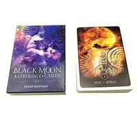 Carte dei tarocchi dell'oracolo dell'astrologia della Luna Nera,Black Moon Astrology Oracle Tarot Cards,Tarot Deck,Firend GameGiochi di divinazione