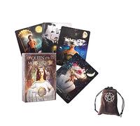 Carte dei Tarocchi Oracolo Regina della Luna,Queen of The Moon Oracle Tarot Cards,with Bag,Deck Game