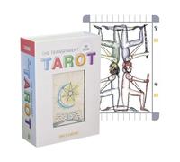 Carte dei Tarocchi Trasparenti, Mazzo di Carte dei Tarocchi Età 8+ con Significati, Set di Addestramento con Manuale, Gioco di Divinazione Ideale for Principianti ed Esperti, Imparare la