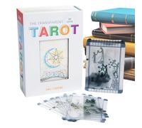 Carte Dei Tarocchi Trasparenti - Mazzo In PVC Chiaro Con Design 3D Unico | Set Portatile Per Divinazione, Adatto A Principianti & Esperti | Per Stesure, Viaggi, Diario & Horror | Senza Guida Incl