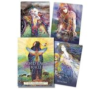 Carte dell'Oracolo della Terra Sacra,Sacred Earth Oracle Cards,with Bag,Firend Game,Giochi di divinazione