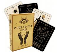 Carte dell'oracolo Soul Voice - Carte divinatorie di guida dell'anima, lettura dei tarocchi, gioco di carte, gioco da tavolo, gioco interattivo per amici e familiari. (Leggera differenza di colore tra