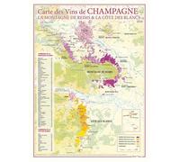Carte des vins de Champagne ""la montagne de Reims