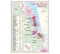 Carte des vins du Medoc