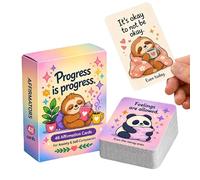 Carte Di Affermazioni Per Bambini Set da 48 Pezzi di Ispirazione Quotidiana