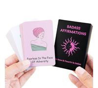 Carte Di Affermazioni Per Donne - 60 Carte per la Mindfulness Quotidiana e l'Ispirazione | Due Facce Prodotto Benessere Mentale Autostima Meditazione Yoga Adolescenti Studenti