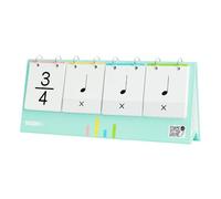 Carte di allenamento del ritmo del pianoforte, divertenti strumenti di apprendimento musicale per bambini, facili da usare, carte di apprendimento del ritmo per ragazzi e ragazze