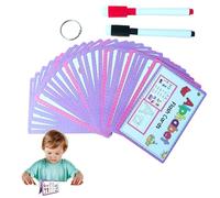 Carte di apprendimento 'alfabeto - Carte educative per kit di attività della prima infanzia | Strumenti per educazione allo sviluppo precoce, fonica, lettura, scrittura, vocabolario, ortografia