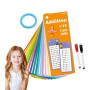 Carte di apprendimento della matematica - Set di carte educative in numeri, Gioco di misurazione divertente | Attività matematiche prescolari, Strumento di formazione della classe, Forniture