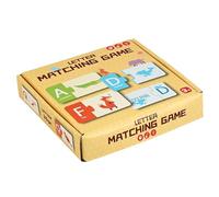 Carte di apprendimento - Giocattolo puzzle interattivo 'alfabeto, set di apprendimento per riconoscimento delle lettere, gameplay per allineamento cognitivo | prescolare, aula, scuola