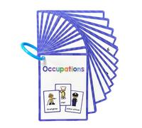 Carte di apprendimento linguistico per bambini, 11 x 8 cm, schede educative per bambini in età prescolare dai 3 agli 8 anni, carte di parole inglesi per bambini piccoli