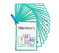 Carte di apprendimento linguistico per bambini, 11 x 8 cm, schede educative per bambini in età prescolare dai 3 agli 8 anni, carte di parole inglesi per bambini piccoli