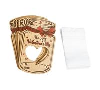 Carte di Carta di San Valentino Biglietto di Auguri di Carta Con A Forma Di Cuore Sacchetti Di Caramelle Classroom Scambio Carta Per Bambini Carte Bar