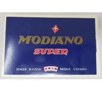 Carte di Carte da Ramino Super Fiori Plastica 100% Modiano Professionali