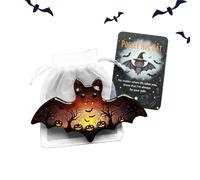 Carte di Conferma Halloween,Biglietti Positivi per Amici - Fantasma Corvo Dio della Morte Ricordo Ispirazionale per Laureati Adulti Colleghi Studenti Adolescenti Viaggio Vacanza