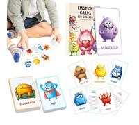 Carte Di Emozioni - Sentimenti Per Bambini | Sperimenta Immagini Di Gioco - Carte Di Emozioni Realistiche Per Bambini, Assistenza Per L'apprendimento Compatto Per Casa, Asilo, Viaggio, Scuola Mat