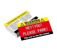 Carte Di Parcheggio Divertenti - 50 Esilaranti Di Violazione, Argute Note Di Promemoria Di Reclamo | Schermo Tag Sarcasmo, Topic Di Beffa, Messaggio Vergognoso Umorismo, Adesivo Divertime