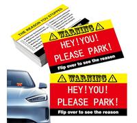 Carte Di Parcheggio Divertenti - Biglietti Per Violazioni Del Parcheggio 50x, Note Di Biglietti Falsi | Regalo Di Bavaglio Umorismo Per Adulti, Ridicoli Per Auto Per Amici, Colleghi, Feste D