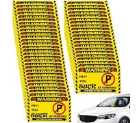 Carte di parcheggio errate, adesivi per parcheggio errati, Segnale di avvertimento per le carte di, 50 biglietti da visita, biglietti per il, note divertenti e errate sul parcheg