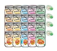 Carte Di Pasqua Per Bambini - Portadolci Da 20 Pezzi Con 20 Sacchetti | Biglietti Di Auguri Per Scambio Pasquale Dei Bambini,Per Cioccolato Biscotti Noci Raduno Scolastico Primaverile Giochi Di Caccia