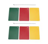 Carte di rigore di calcio, carte per di calcio, per il gioco ' , , giallo, verde, carta da , per competizioni, allenamento sul campo da giuoco
