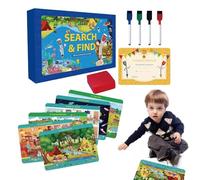 Carte di scoperta per bambini - Problemi risoluzione, mazzo di pensiero critico | pratica di percezione visiva, pacchetto di rinforzo immaginazione divertente, programma