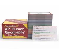 Carte di studio AP Human Geography 2025 e 2026: AP Human Geography Preparazione e Pratica Domande sul test [Codice colore]