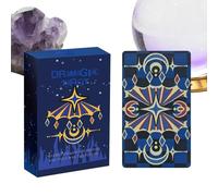 Carte di tarocchi, 78 pezzi, per serate di famiglia e divinazione del destino, gioco da tavolo per bambini, adulti, ricercatori spirituali, praticanti di meditazione, persone riflettenti, compleanno