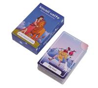 Carte di tarocchi per principianti, gioco di carte della | giochi di oracoli portatili, 78 carte di interpretazione del destino Set per feste, festività