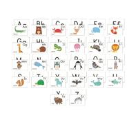 Carte didattiche di apprendimento per bambini, Carte didattiche educative, Carte didattiche di apprendimento educativo per bambini, Carte di attività per lo sviluppo della lingua inglese coppia