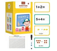 Carte Didattiche Matematica Per Bambini | Carte Educative Per Apprendimento Matematico - Schede Di Calcolo Mentale Portatili Per Ragazzi Prescolari E Scuola Primaria