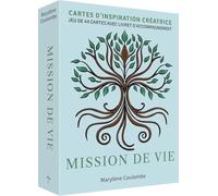 Carte d'inspiration créatrice Mission de vie: Jeu de 44 cartes avec livret d'accompagnement