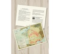 CARTE D'INVASION DE LA FRANCE D'APRES LES PROPHETIES (A5)
