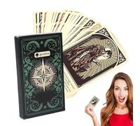 Carte d'oracolo, metafora, carte da gioco per mettere le carte, accessori educativi con design sofisticato, per la famiglia e gli amici