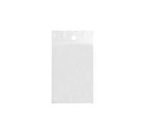 Carte Dozio - Buste trasparenti con chiusura a pressione - Formato interno mm 80x120 - Confezione da 100 pz